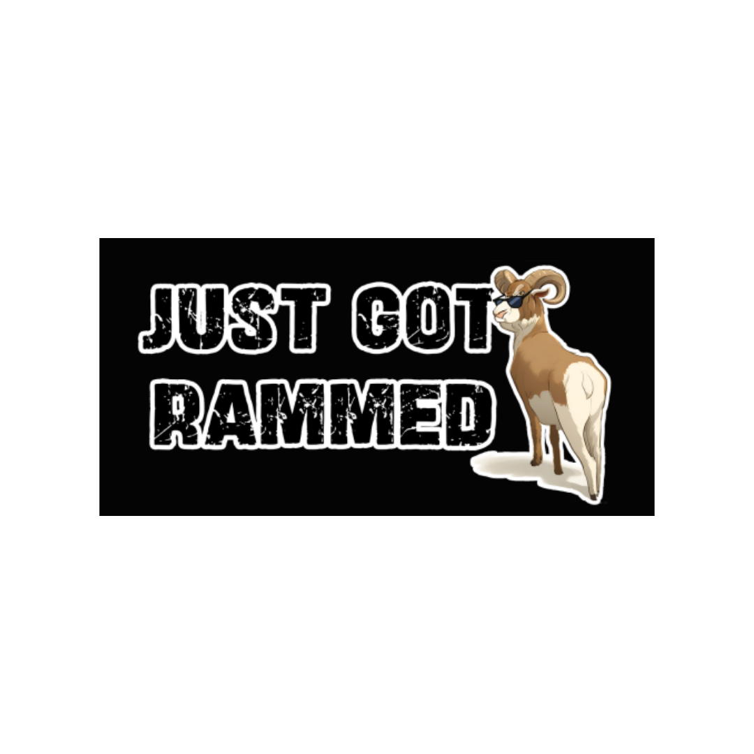 Got Rammed Magnet (4"x2")